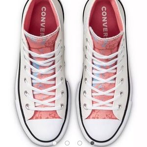 Converse Chuck Taylor All Star Ox Lift Hybrid Shine glitter platform sneakers